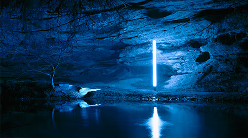 dot-spot lux columnar Lichtsaeule